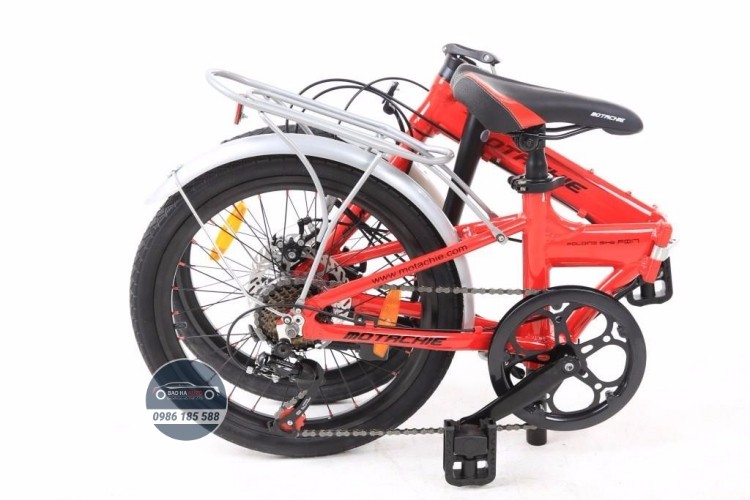 Xe đạp gấp Motachie F017D cao cấp (chính hãng, giá rẻ, đẹp)