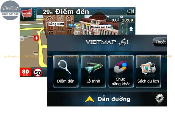VietMap D19 – Camera hành trình ô tô ghi hình, dẫn đường thông minh