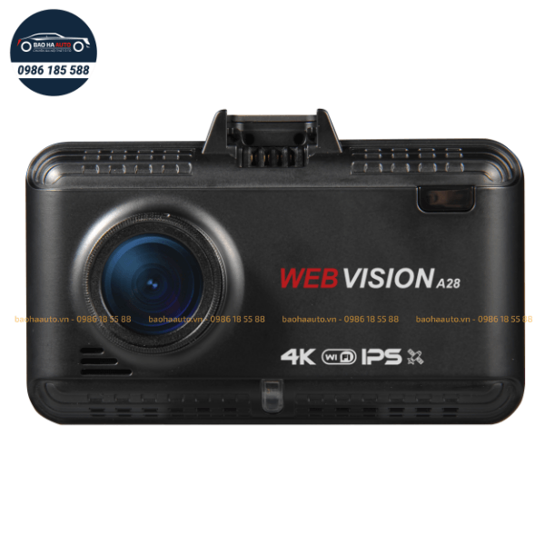 Webvision A28 – Camera hành trình 4K GPS và cảnh báo an toàn
