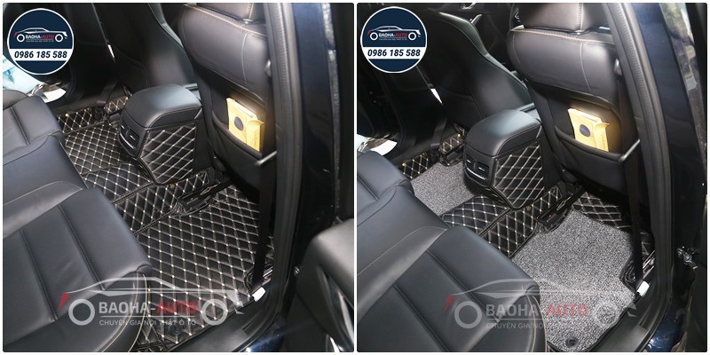 Thảm lót sàn ô tô da carbon cho xe Mazda cao cấp (mẫu đẹp, giá rẻ)