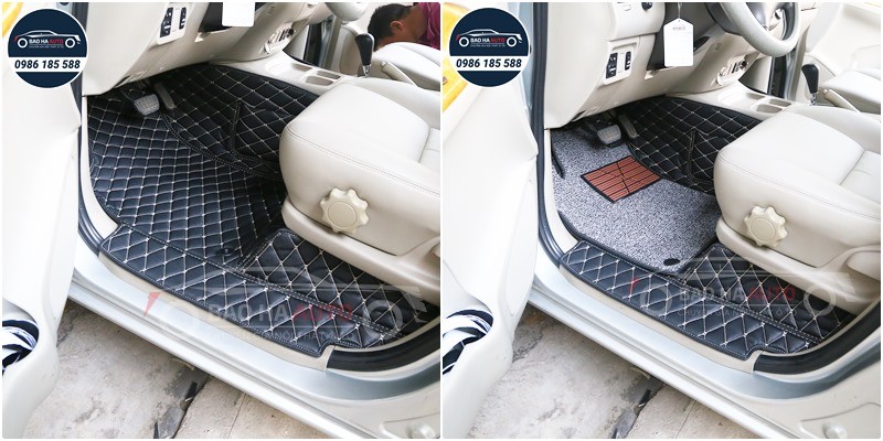 Thảm lót sàn ô tô da công nghiệp cho xe Toyota (cao cấp, giá rẻ)