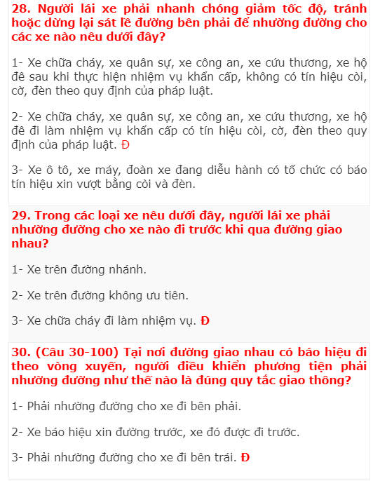 Bộ đề thi bằng lái ô tô 2022 mới nhất [bộ đề 600 câu lý thuyết b2]