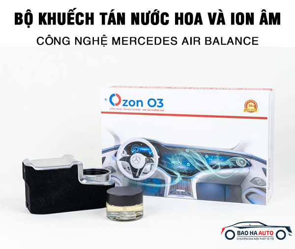 Bộ Kit Khuếch Tán Nước Hoa Và Tạo Ion Âm Ozon O3