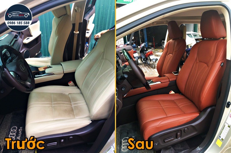 Bọc ghế da ô tô cho xe Lexus chất liệu da công nghiệp cao cấp