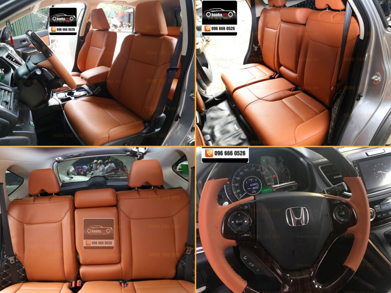 Bọc ghế da ô tô cho xe Honda da công nghiệp cao cấp