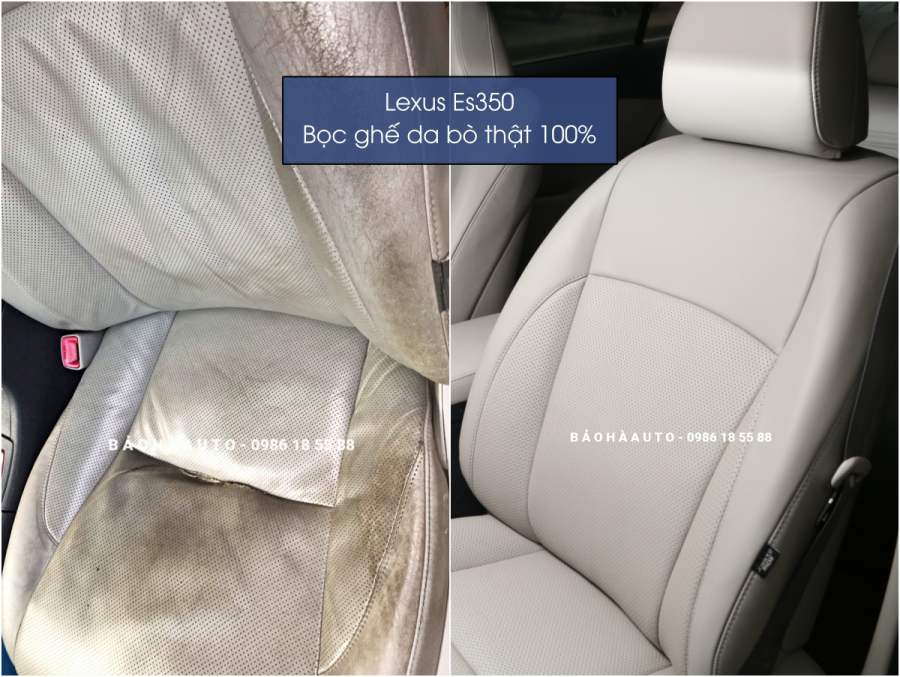 Bọc ghế da ô tô xe Lexus RX350  Nội thất ô tô Quốc Hoàn