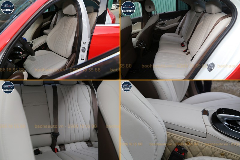 Bọc ghế da ô tô Mercedes – da thật 100% (da tự nhiên cao cấp)