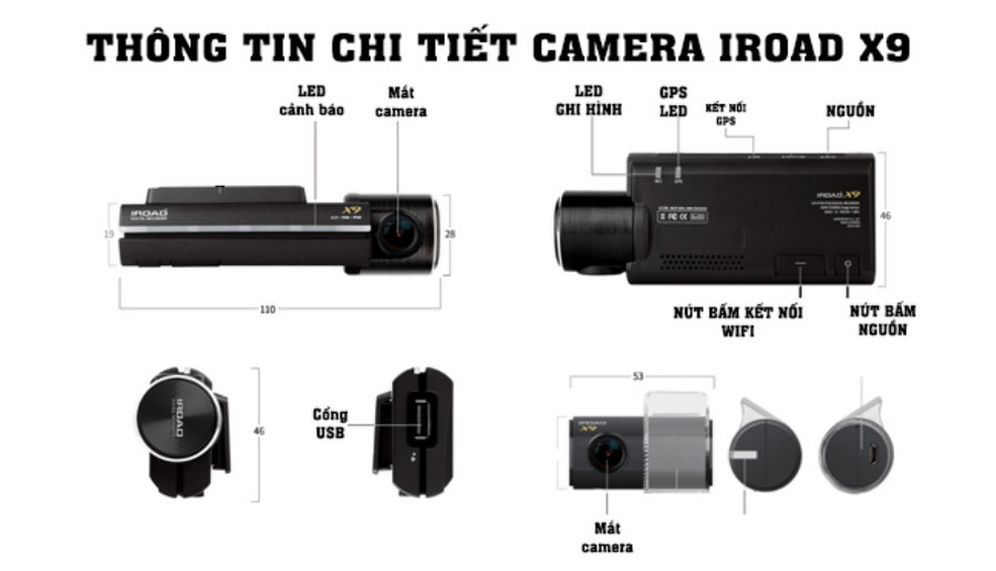 Camera hành trình Iroad X9 Hàn Quốc: Tính năng & Báo giá chi tiết
