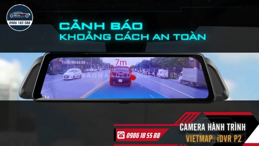 Camera hành trình ô tô Vietmap iDVR P2 – Báo giá lắp đặt chi tiết