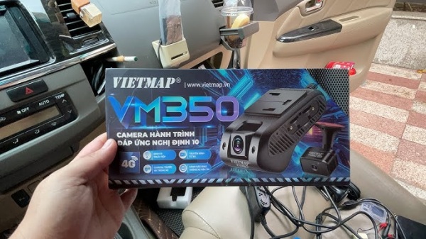 Camera hành trình Vietmap VM350 đáp ứng nghị định 10/2020