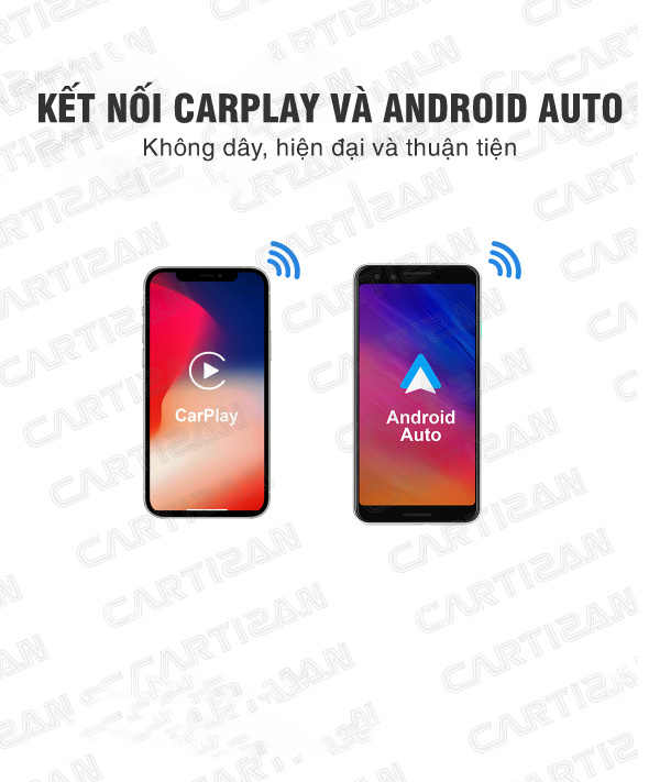 Hộp chuyển đổi màn hình ô tô Carplay Android Box Ai PICASOU
