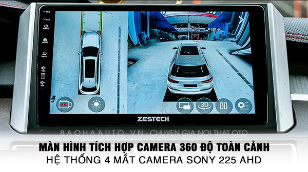 Màn hình Android Zestech Z800 Pro+ tích hợp Camera 360 độ