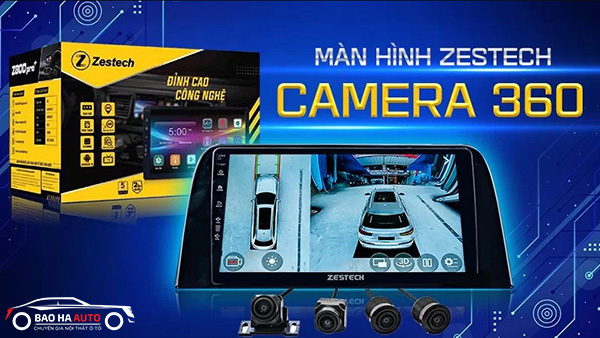 Màn hình Android Zestech Z800 Pro+ tích hợp Camera 360 độ