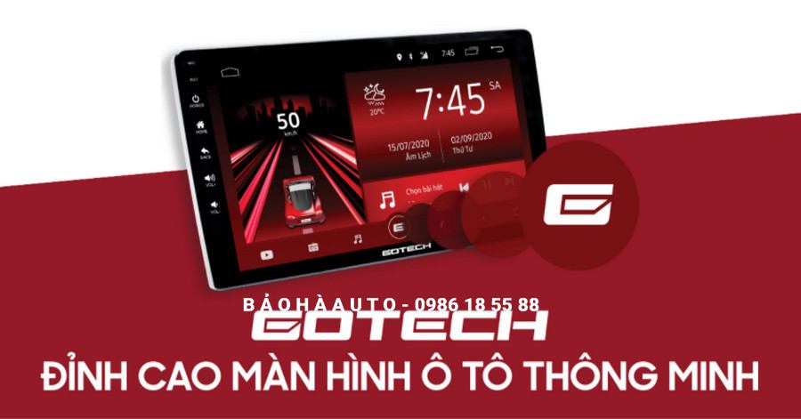 Màn hình DVD Android ô tô Gotech – Báo giá lắp đặt chính hãng