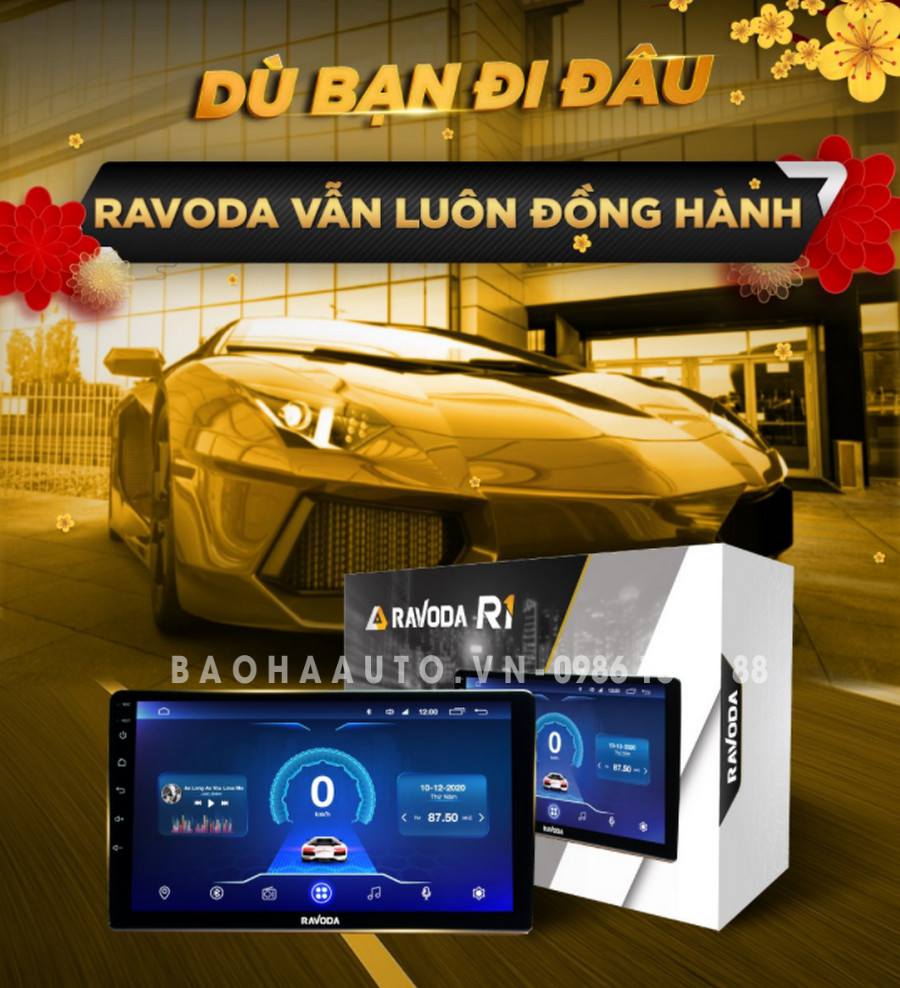 Màn hình DVD Android RAVODA R1 giá rẻ chính hãng cho xe ô tô