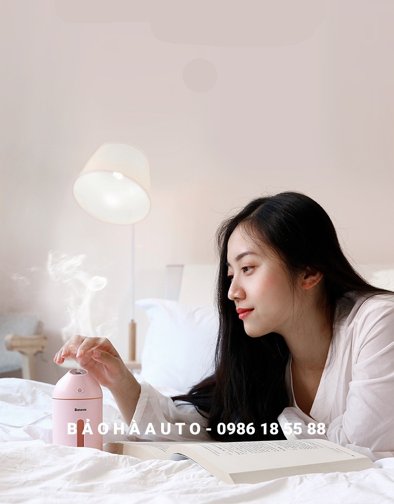 Máy phun sương tạo ẩm Baseus (320ml, USB 5V) chính hãng