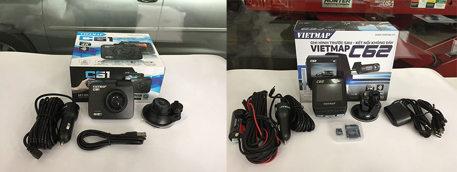 So sánh hai loại camera hành trình Vietmap C61 và C62