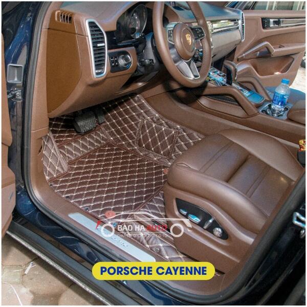 Thảm lót sàn ô tô 6D da Carbon cao cấp cho xe 4-5 chỗ hàng thiết kế