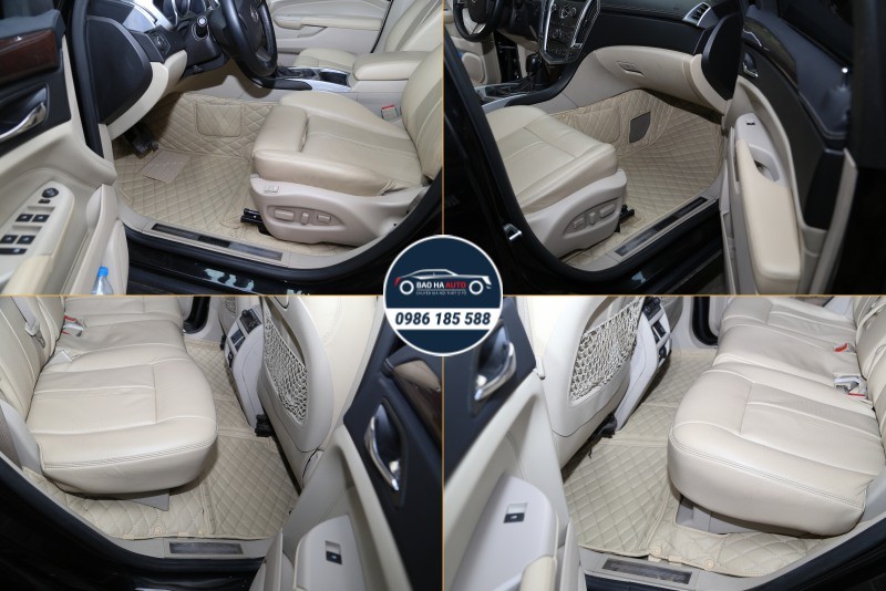 Thảm lót sàn ô tô da công nghiệp cho xe Cadillac (100% cao cấp)