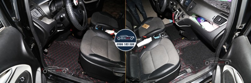 Thảm lót sàn ô tô da công nghiệp cho xe KIA (chất liệu cao cấp 100%)