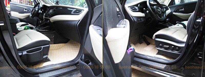 Thảm lót sàn ô tô da công nghiệp cho xe KIA (chất liệu cao cấp 100%)