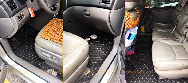 Thảm lót sàn ô tô da công nghiệp cho xe Toyota (cao cấp, giá rẻ)