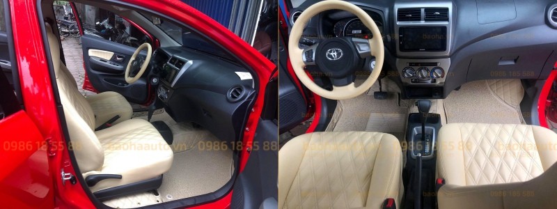 Thảm lót sàn ô tô da công nghiệp cho xe Toyota (cao cấp, giá rẻ)