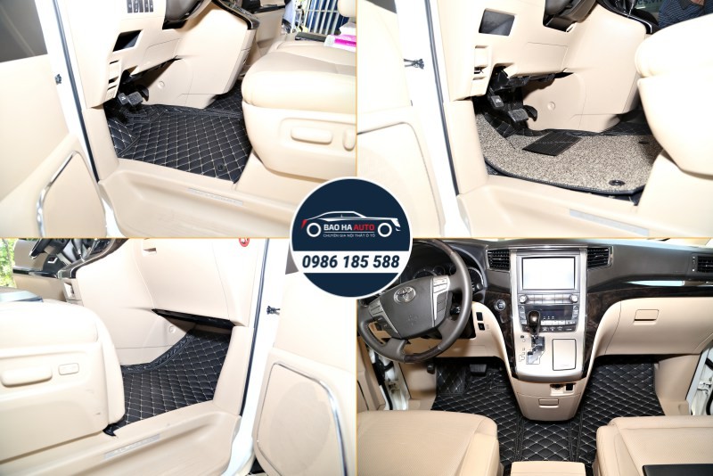 Thảm lót sàn ô tô da công nghiệp cho xe Toyota (cao cấp, giá rẻ)