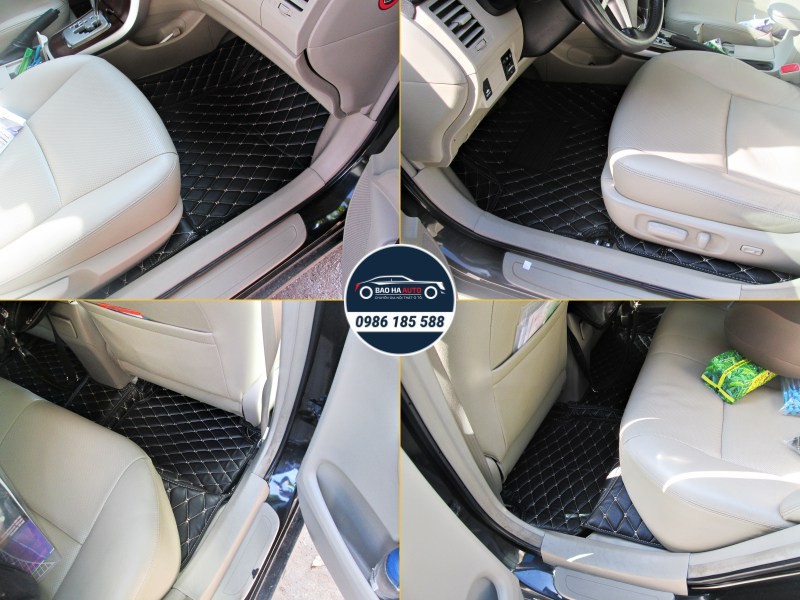 Thảm lót sàn ô tô da công nghiệp cho xe Toyota (cao cấp, giá rẻ)