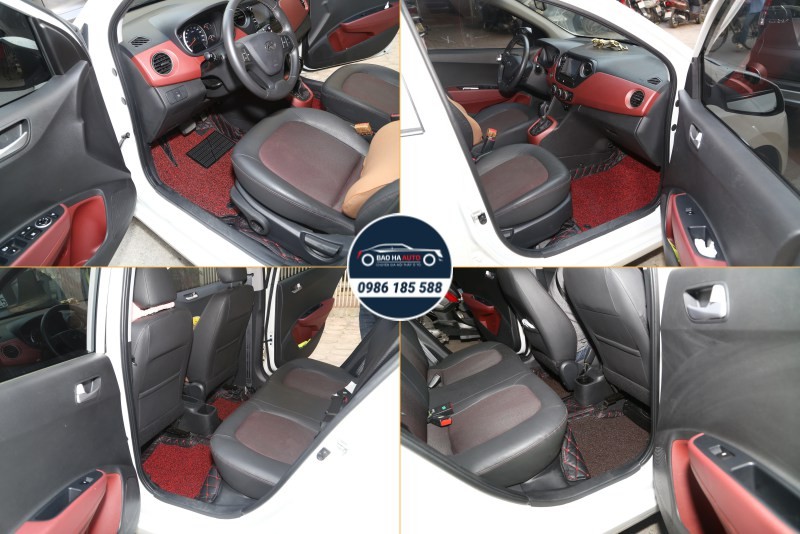 Thảm lót sàn ô tô da công nghiệp cho xe Hyundai (sang trọng, giá rẻ)