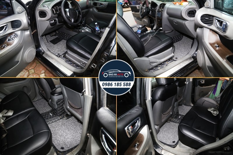 Thảm lót sàn ô tô da công nghiệp cho xe Hyundai (sang trọng, giá rẻ)