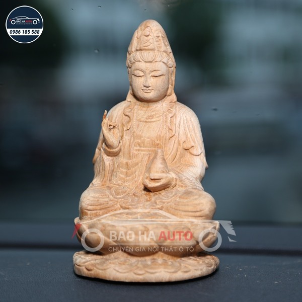 Tượng Phật Quan Âm bày trang trí Taplo ô tô, xe hơi - Baohaauto