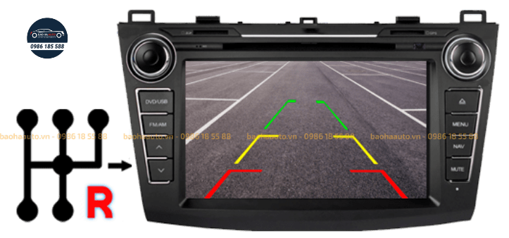VietMap 3089H – Camera lùi ô tô hỗ trợ hồng ngoại, Full HD