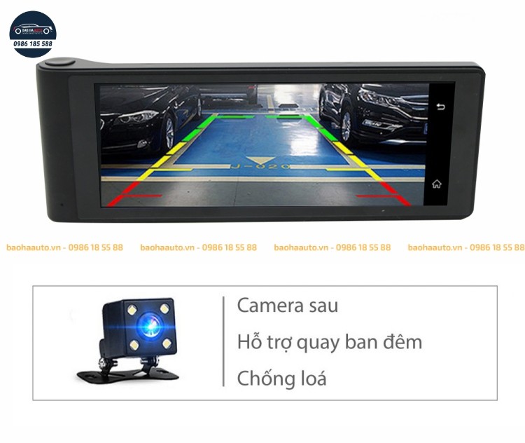Webvision A69 – Camera hành trình ghi hình trước sau cao cấp