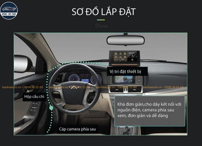 Webvision N93 – Camera hành trình ô tô kép, dẫn đường thông minh